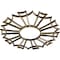Ekena Millwork Augustus Architectural Grade PVC Pierced Ceiling Medallion, Antiqued Brass, 20"OD x 7"ID x 1/2"P CMPP20AUABS - alternate 2